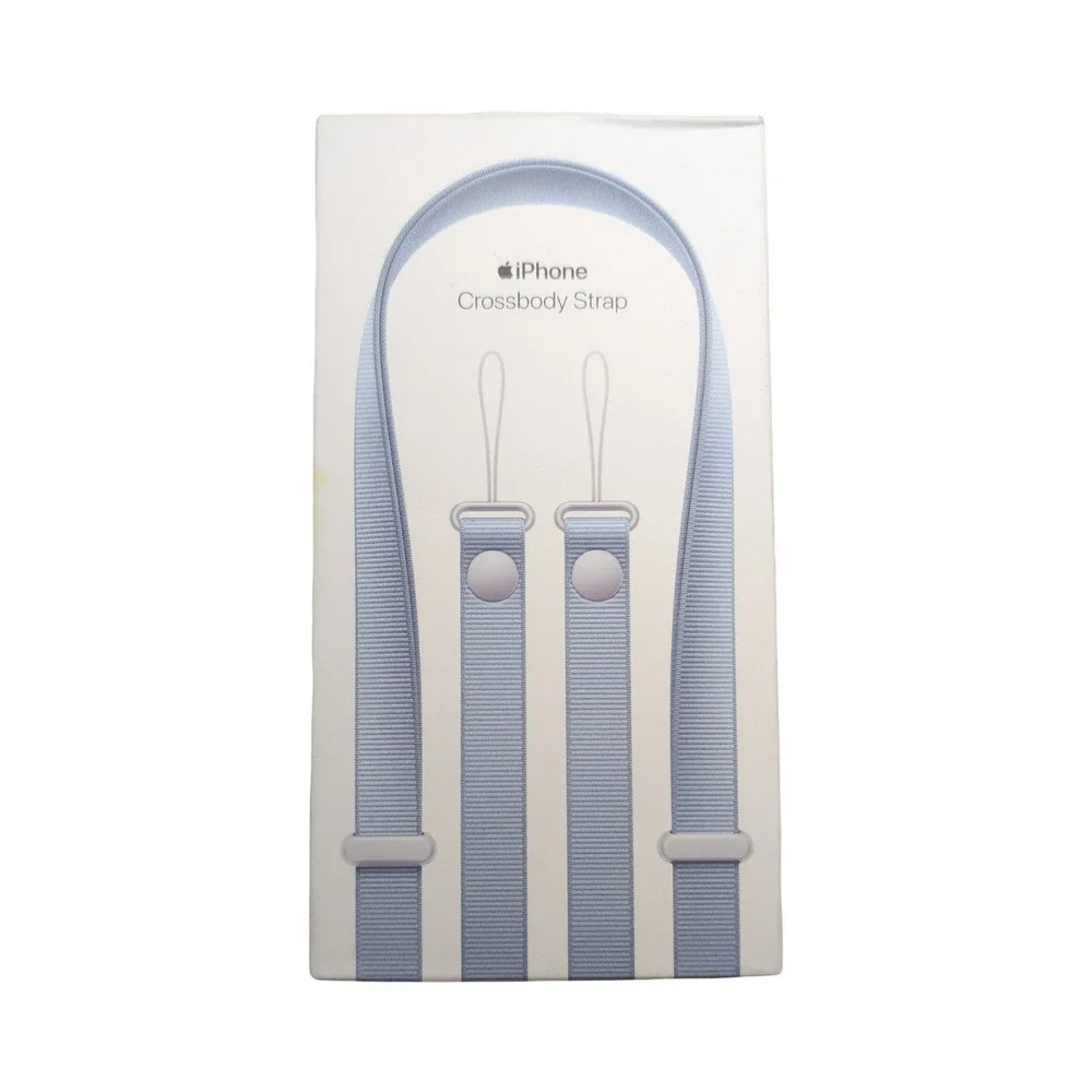 7-O GENUINE Apple Crossbody Strap for iPhone MGGH4LL/A - Light Blue
